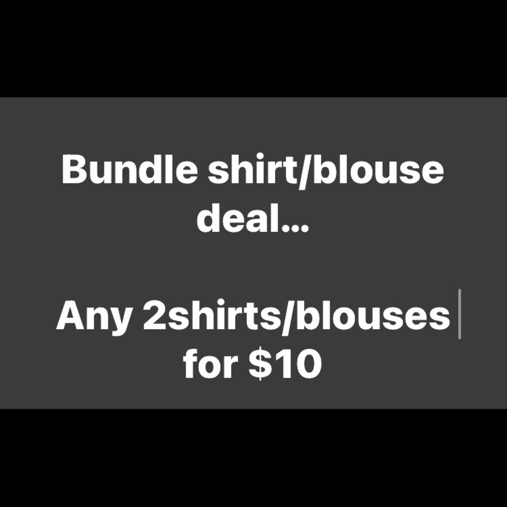 Shirt/blouse deal